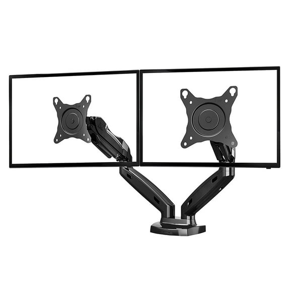 axGear Dual Monitor Desk Mount Gas Spring Arm Stand Table Deskmount for LCD Screen