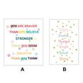 thumbnail image 2 of Wall Stickers Scene Layout Room Ornament Background Decoration Rooms Decorating Props DIY Alphabet Sticker English Saying Decals Type 2,BRIGHT 25*35CM*6, 2 of 7