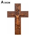 thumbnail image 1 of Holy Trinity Cross with Wooden Design and Holy Scriptures P2O4, 1 of 8