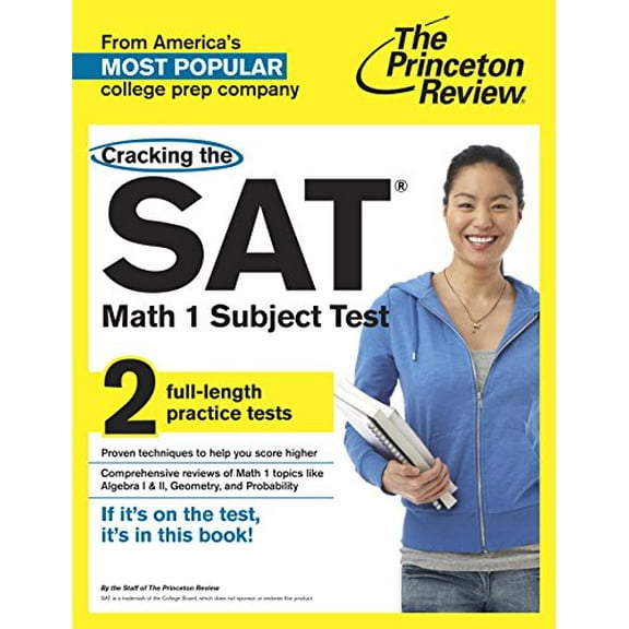Pre-Owned Cracking the SAT Math 1 Subject Test (College Test Preparation) Paperback