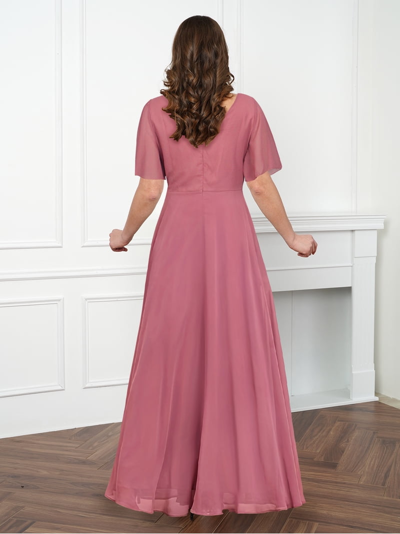 colored maxi dress Red Pleated Halter Neck Color Block Maxi Dress *FINAL SALE*  SSYS