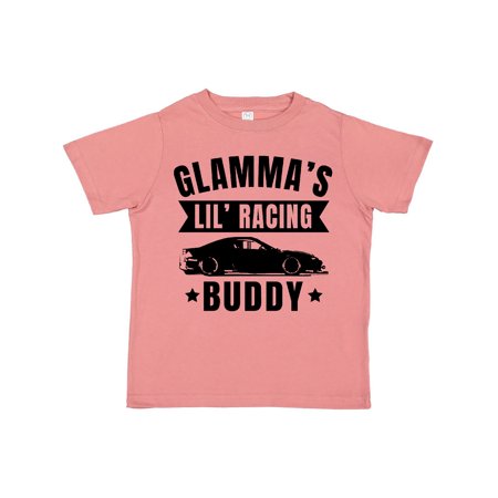 

Inktastic Glammas Lil Racing Buddy Gift Toddler Boy or Toddler Girl T-Shirt