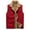 Red, variant on LYCAQL Mens Winter Coats Men Autumn and Winter Solid Pocket Sleeveless Top Jacket Coats Vest Blouse Waxed Canvas Jackets (Red, XL)