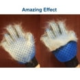 thumbnail image 2 of Pet Grooming Gloves Hair Removal Mitt Pet Deshedding Brush Massage Tool for Dogs Cats (One Pair), 2 of 6