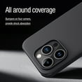 thumbnail image 6 of SaniMore for iPhone 13 Pro Case, Skin-feel Carbon Fibre Back Cover with Wireless Charging Slim Fit Lightweight Anti-scracth Drop Resistant Shockproof Protetcive Rugged Shell for iPhone 13 Pro, Black, 6 of 10