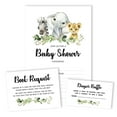 thumbnail image 4 of Inkdotpot Set Of 30Safari Baby Shower Invitations-Diaper Raffle Tickets And Baby Shower Book Request Cards Jungle Animals Invites Its A Boy Its A Girl, 4 of 7