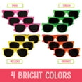 thumbnail image 5 of Neliblu Kids Sunglasses - Neon Summer Glasses - Beach/Pool Party Favors - 12 Pack, 5 of 11
