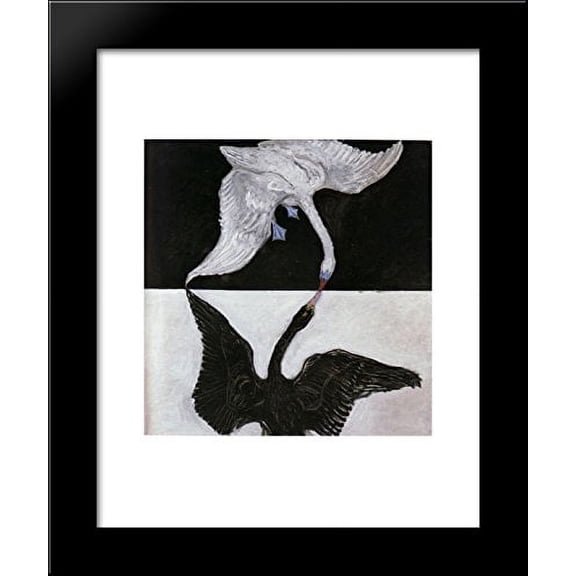 FrameToWall - The Swan (No. 17) 20x24 Framed Art Print by Hilma af Klint