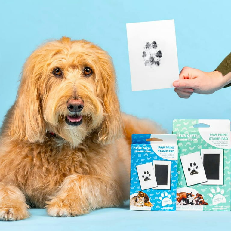 Pet Paw Print Impression Kit , Dog Ink Paw Print Kit , Pet Paw Print Kit , An Easy to Use Paw Print Stamp Pad for Dogs , Contains An Ink Pad for Dog
