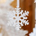 thumbnail image 2 of Car Hanging Decorations Cute Flocked Lambs Ear Garland Christmas Transparent String for Christmas String Beads Beads Curtains Christmas Snowflake Christmas Tree Snowflake Acrylic Transparent, 2 of 4