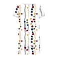 thumbnail image 5 of uublik Pajamas for Women Short Sleeve Shirt with Short Pajama Pant Set Soft PJ Loungewear, 5 of 5