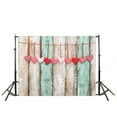 thumbnail image 3 of THHEIC Valentine's Day Backdrop Valentine's Day Photography Backdrops Brown Wooden Backdrop Birthday Party Decorate Backdrop Photo Studio Props (125 x 80cm), 3 of 3