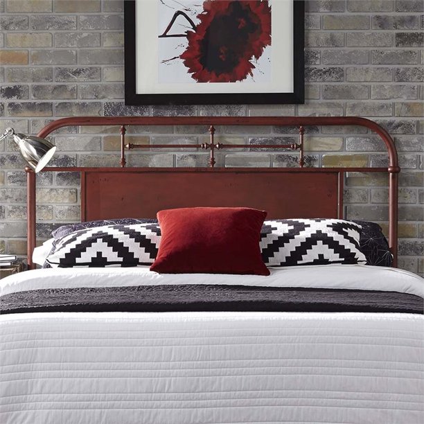 Liberty Furniture Vintage Twin Metal Headboard Red