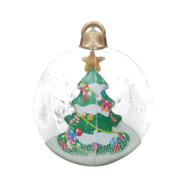 YINGQING Inflatable Christmas Ornaments PVC 24 Inch Large Christmas Inflatables Decorations Outdoor Inflatable Ornaments For Outdoor Yard