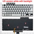 thumbnail image 1 of English US Keyboard for ASUS ROG Zephyrus ROG Huan 16 G16 GA503 GA503Q GA503QR GA503QS Huan 15 G15 GU603 GU603H With Backlit US White, 1 of 6