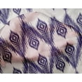 thumbnail image 4 of oneOone Tissu en Soie Tabby Chevron Imprimé Ikat au Mètre 42 Pouces de Large, 4 of 4