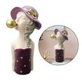 thumbnail image 4 of Estatua de resina niña burbujas Perfecl 12x13x31cm púrpura decorativa, 4 of 7