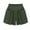 Green, variant on Patlollav Womens Shorts Casual Wide Leg Ruffle Loose High Waist Shorts Pants