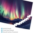thumbnail image 3 of 500 pcs snowfield Aurora puzzles for adults 500 pieces,High difficulty puzzle,Stunningly Vibrant Colors,Charm snowfield Aurora Wooden puzzle,Impossible Hard Difficult Challenging Puzzles for Adults, 3 of 6