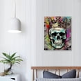 thumbnail image 3 of COMIO Banksy Canvas Wall Art,Graffiti Canvas Wall Art, Graffiti Skull Art Painting Poster, Colorful Graffiti Street Wall Art, Pop Art Wall Decor Framed Artwork for Home Decor(12" x16 ), 3 of 4