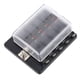 thumbnail image 4 of Soporte de caja de fusibles LED Blade Hugo DC12V/24V 10 Way Soporte de fusibles de estándar de lámpara de advertencia para el auto barco marino, 4 of 7