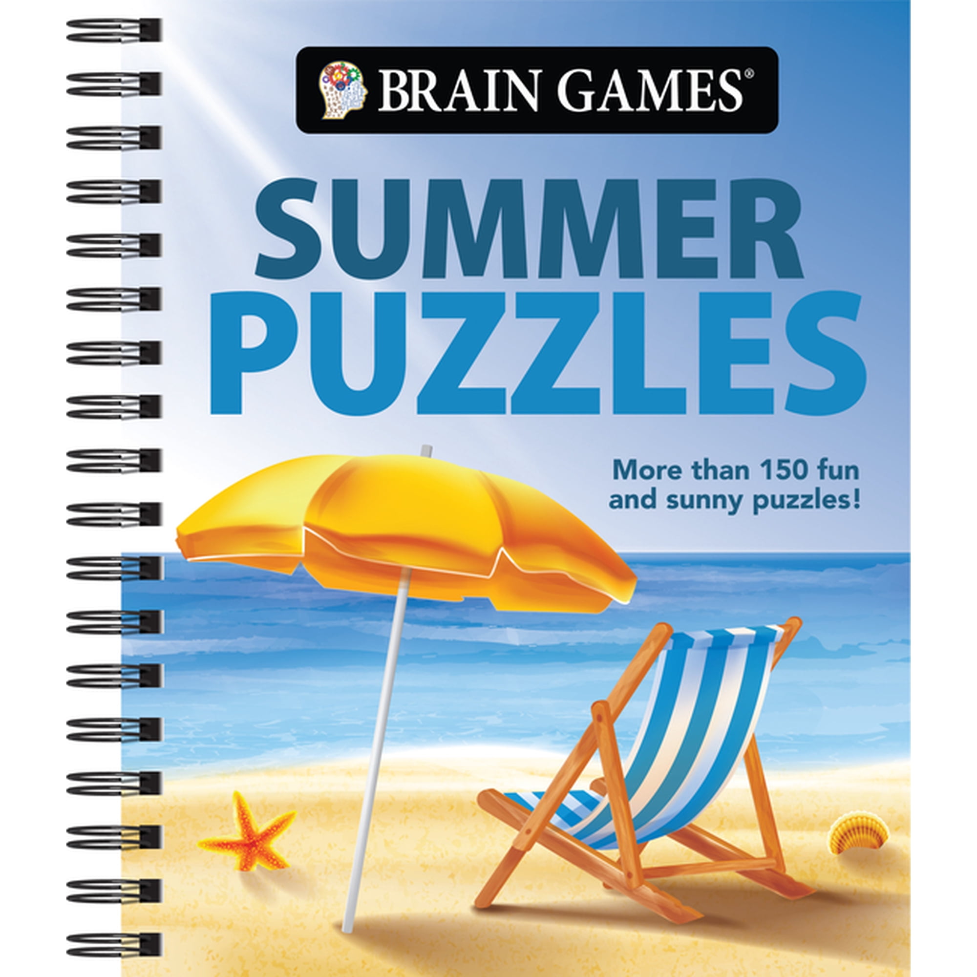 Brain Games Brain Games - Summer Puzzles: More Than 150 Fun and Sunny Puzzles! Volume 6, (Spiral-Bound)