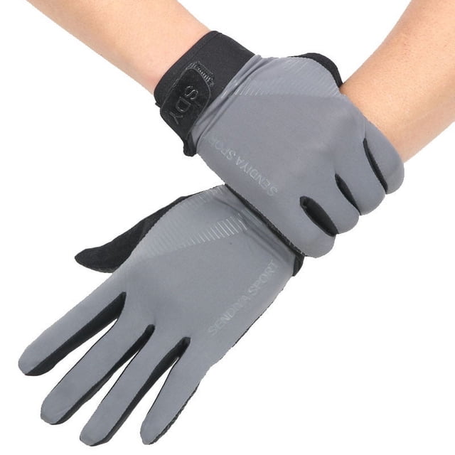Guantes de equitación para deportes al aire libre para hombres y mujeres, de seda fina, transpirables, con pantalla táctil, elásticos, para montañismo, ciclismo, conducción y carrera