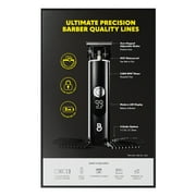 The Beard Club T Blade Trimmer, Adjustable Beard Trimmer for Men with 4 Lengths, Beard Edger Clippers, Waterproof Rechargeable Electric Shaver
