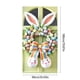 thumbnail image 3 of Decoraciones de Pascua, adornos de Pascua, regalos de Pascua, encantadora cubierta de puerta con temática de conejito de Pascua para una decoración festiva del hogar, pancarta de decoraciones para fes, 3 of 6