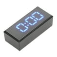 thumbnail image 4 of Digital Alarm Clock, LED Mirror Digital Display Desk Clock Energy Saving Backlight  For Home Bedroom For Dormitory Blue, 4 of 8