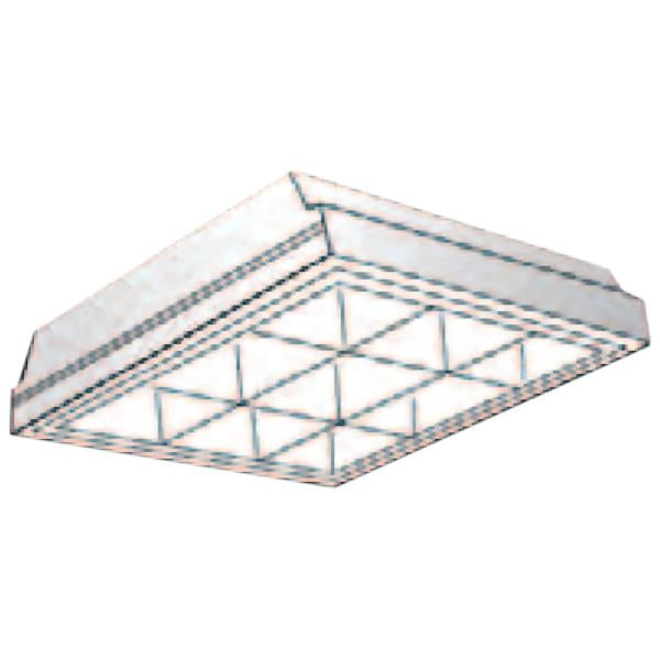 Saylite 21732 2 Lamp 2' x 2' 120/277 volt T8 Troffer (2X2 TROFFER W/BALLAST AND PARABOLIC LENS