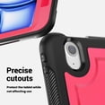 thumbnail image 2 of Decase for iPad Air 11-inch M3 (2025) / M2 (2024) Case,Rugged Shockproof Tablet Cover w/ 360° Rotating Hand Strap Foldable Hidden Stand,for iPad Air 11 Inch M3 2025/M2 2024 (Air 7th/6th Gen),Rose, 2 of 9