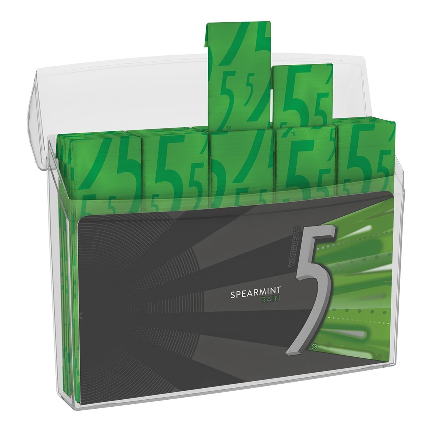 Wrigley's 5 Gum Spearmint Rain Sugar-free Gum (35 ct., 6 pks.)