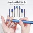thumbnail image 2 of 7pcs Ceramic Nail Drill Bits Set Assorted Replacement Drill Bits, 2 of 7