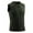 Army Green, variant on Njagoc3 Men's Solid Color Sleeveless Hooded Sweatshirt Fitness Zip-Up Top