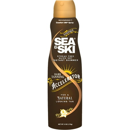 SEA&SKI TAN ACCELERATOR WITH BRONZER SPRAY MIST SPF0