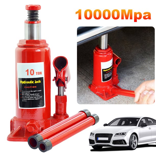 Botella Hidráulica Soldada Con Autógena Del Coche Durable La Jack 2/5/10 Toneladas