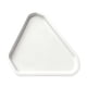thumbnail image 2 of CREATITOY Triangular Thickened Plastic Food Tray Heat-Resistant Frosted Restaurant Tray, 2 of 6