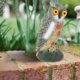 thumbnail image 5 of Escultura de espantapájaros de pájaro de señuelo de falso, disuasión de pájaros de de plástico, protectores de jardín, decoración de , DYNWAVEMX estatua de señuelo de búho, 5 of 8