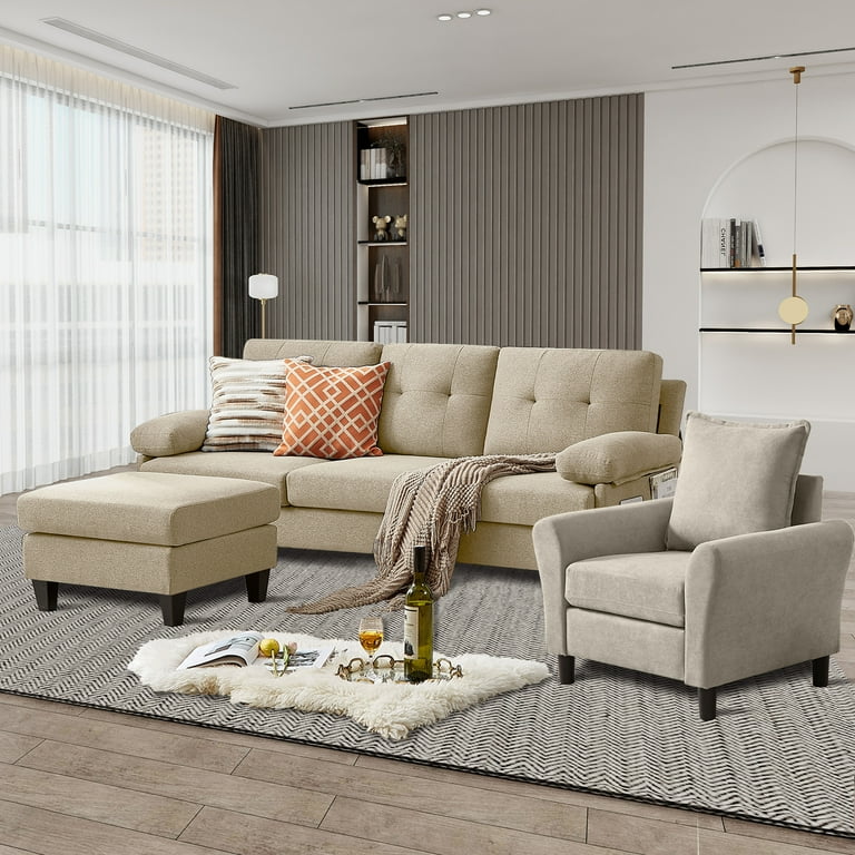 Sofa and footstool set discount