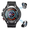 thumbnail image 1 of Reloj Smart Watch Fralugio T92 2 En 1 Tws Memoria 128mb Mp3 Negro Fralugio Sport, 1 of 5