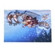 thumbnail image 4 of Tapiz navideño con diseño de Papá Noel y ciervo, ideal para colgar en la pared, decoración de fondo para dormitorio, 150 x 150 cm (59,1 x 59,1 pulgadas), 4 of 14