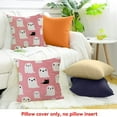 thumbnail image 4 of ZFLMY Happy Halloween Throw Pillow Covers  for Sofa Couch Bed Chair Car Cartoon Ghost Decorative Pillow Case Pillowcase Witchcraft Cushion Case Pink Horror Theme Outdoor Pillows Covers 20x20in, 4 of 5