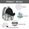thumbnail image 4 of Cactus Print Laptop Backpack: Durable & Stylish Computer Bag for School, College, Work, and Travel, Perfect Commuting and Campus Companion, Great Gift for Teens and Adults Headed Back, 4 of 6