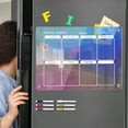 thumbnail image 5 of TUOBARR Colored Acrylic Week Plan Memo Message Board With Erasable Refrigerator Sticker, 5 of 5