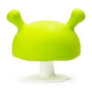 Mombella Mimi Mushroom Silicone Soothing Teething Toy for 0-6Months Breast Feeding Babies/Sucking Babies Who Does not Take Pacifier/Soother Alternative for Unisex Babies, Green