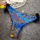thumbnail image 5 of Bikini de encaje con estampado vintage sexy para mujer Conjunto de traje de baño acolchado con push-up para la playa Fridja  nalpqowj21693, 5 of 8