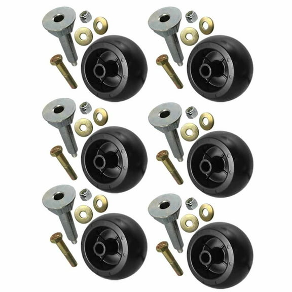 6Pk Deck Wheels & Hardware Kit for Exmark 103-8415 116-9981 103-5364 3211-46
