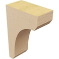 thumbnail image 5 of 2"W x 4"D x 6"H Classic Legacy Rough Cedar Woodgrain TimberThane Corbel, Primed Tan, 5 of 6