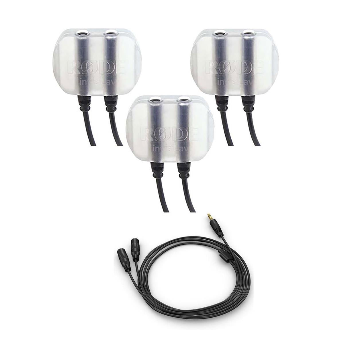 Rode invisiLav Discreet Lavalier Microphone Skin Safe Mounting System 3-Pack 